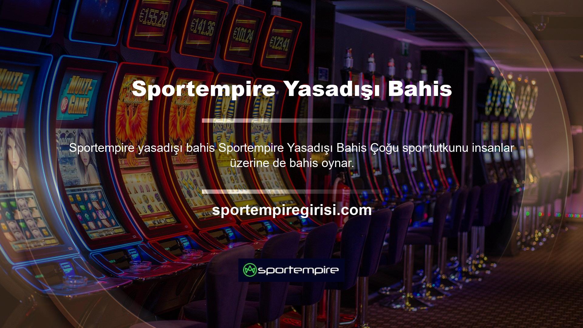 Pek çok kişi, programlarını çevrimiçi olarak yürütmek için yasadışı casino sitesi Sportempire gibi şirketleri tercih ediyor