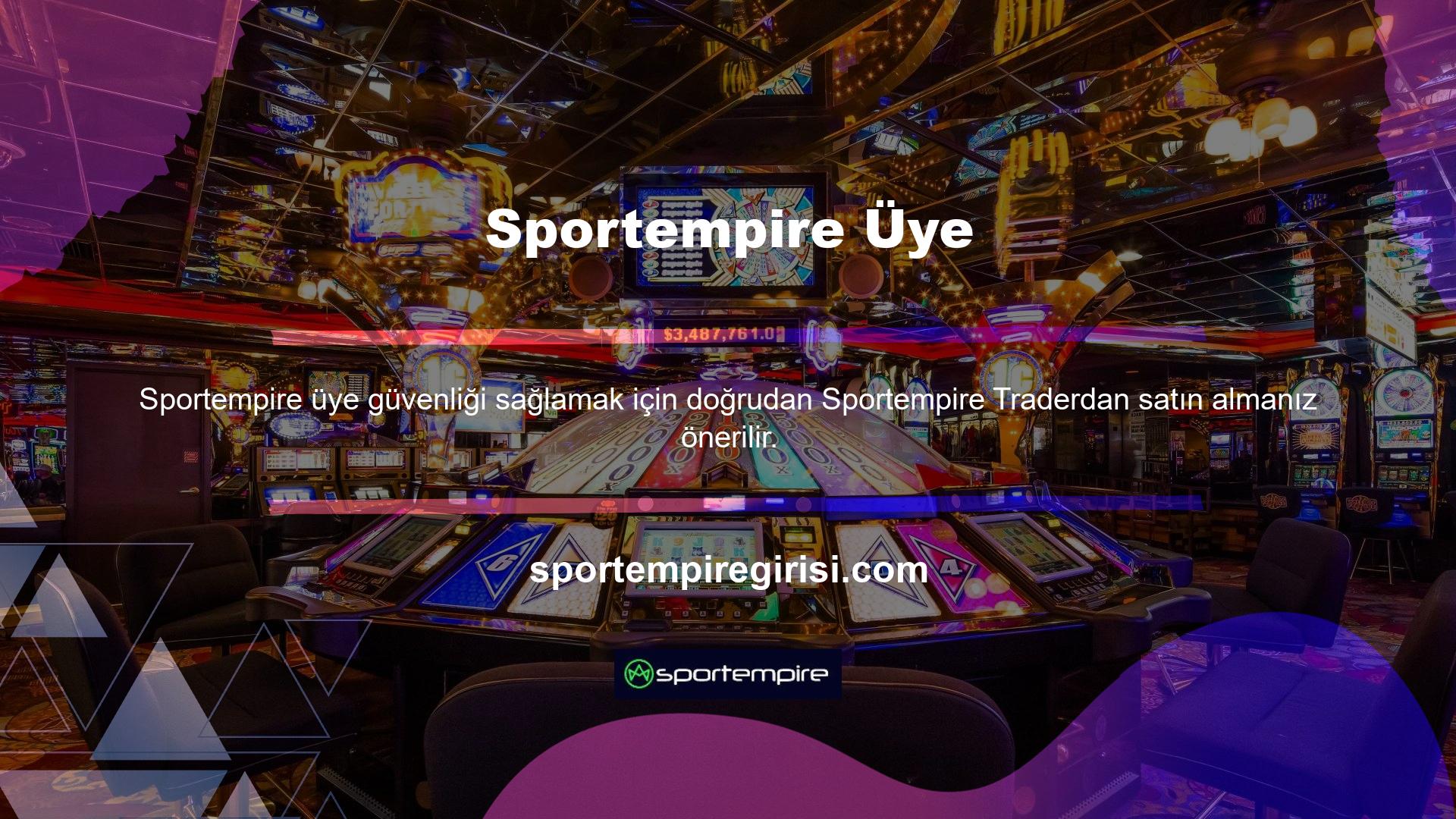 Zaten Sportempire oturum açma bilgileriniz varsa, siteye bilgisayarınızdan veya mobil cihazınızdan zahmetsizce erişebilirsiniz