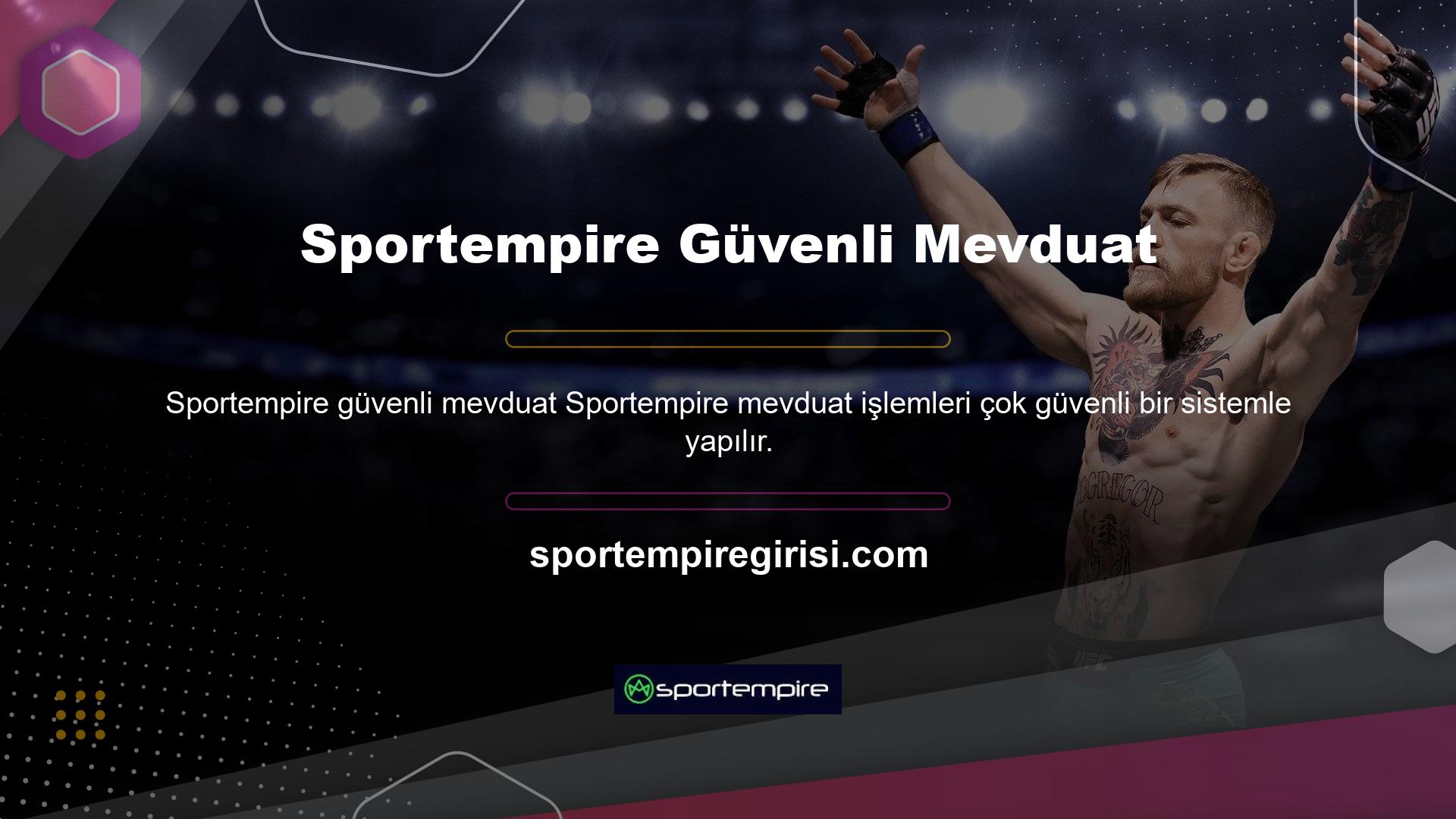 Sportempire tüm bütçelerden oyunculara hitap eden güvenilir bir platform olduğu kanıtlanmıştır