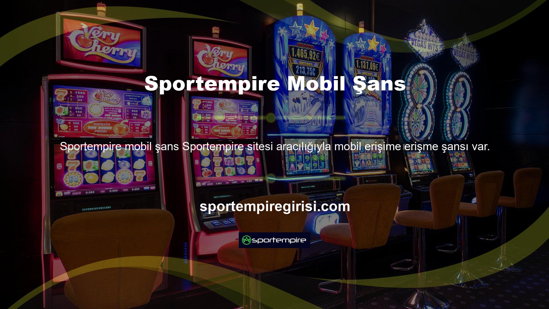 Sosyal medya hesaplarına ek olarak, birçok Sportempire casino promosyon sitesinden mevcut erişim adresini de takip edebilirsiniz